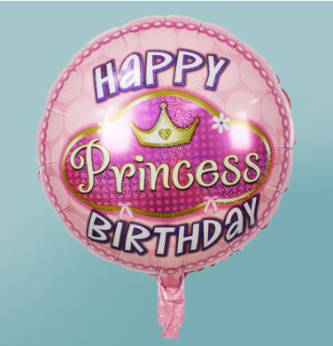 18" Princess Birthday Balloon