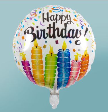 18" Candle Birthday Balloon
