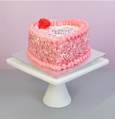 Pretty in pink Mother's Day cake